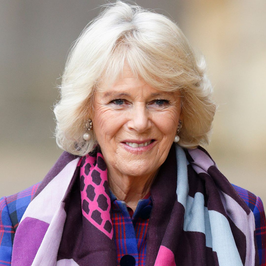 Duchess Camilla recycles bold tartan coat for special appearance