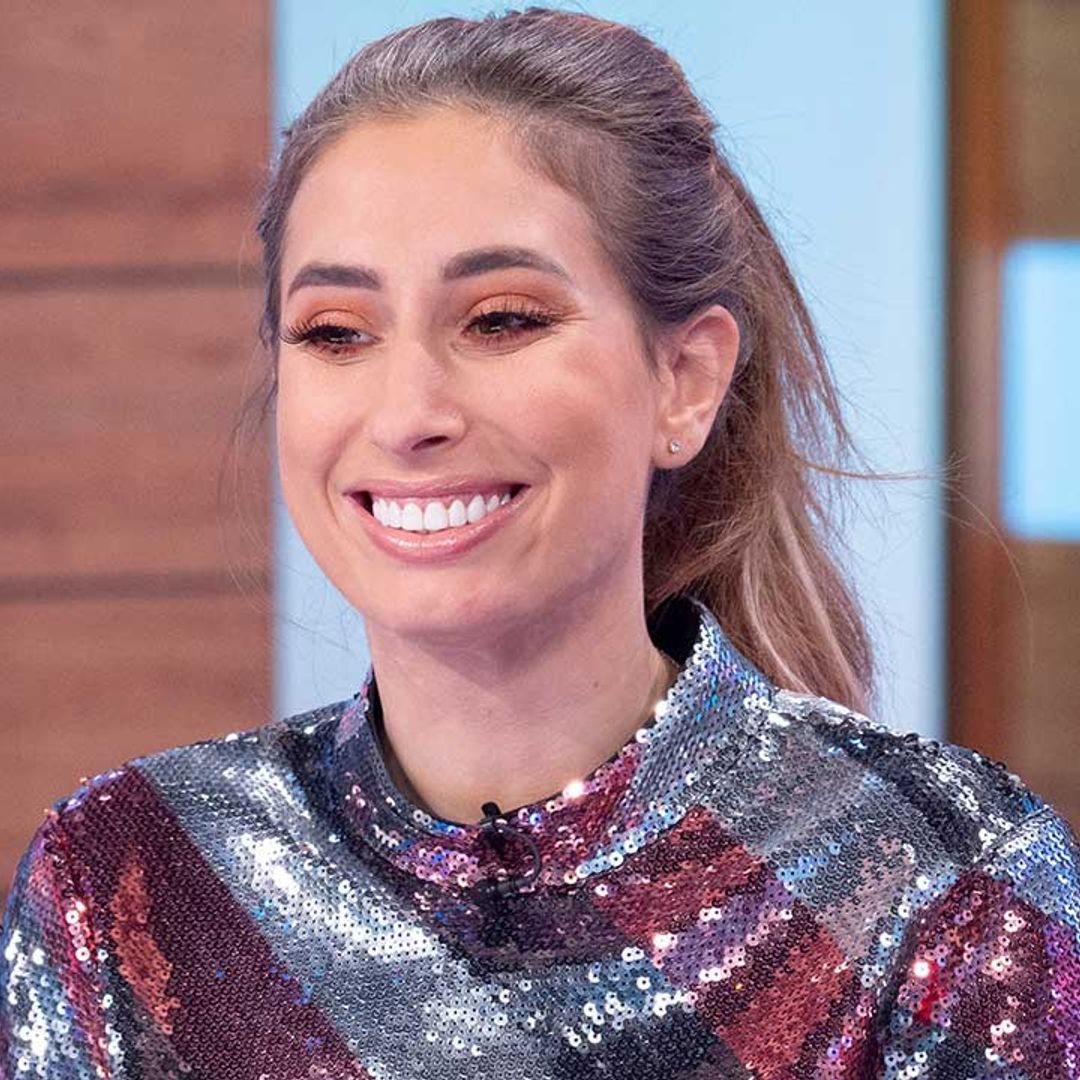 Stacey Solomon bids farewell to Loose Women wearing an amazing sequin dress from Ted Baker