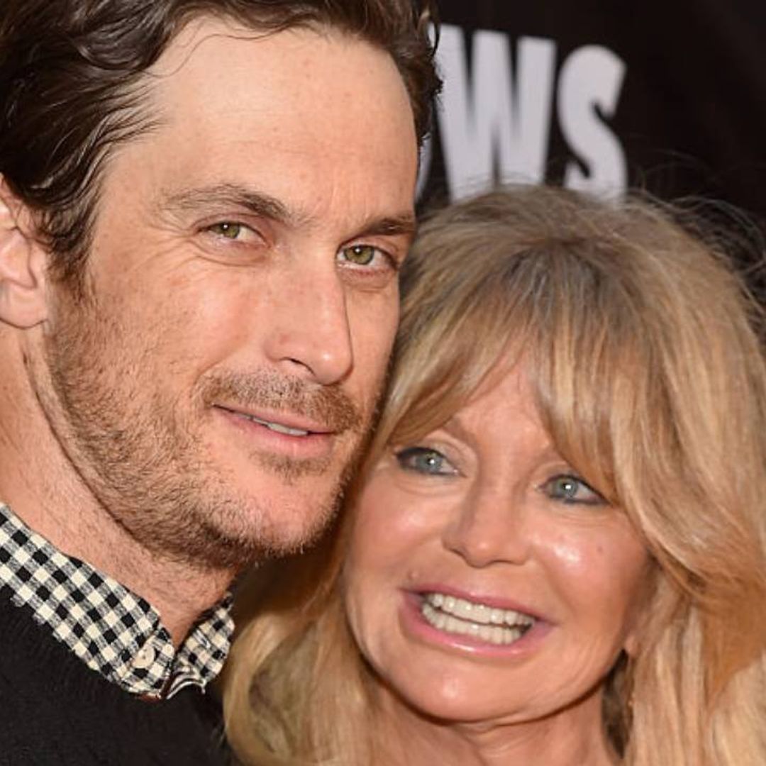 Goldie Hawn's quirky hospital photo with son Oliver Hudson gets fans talking