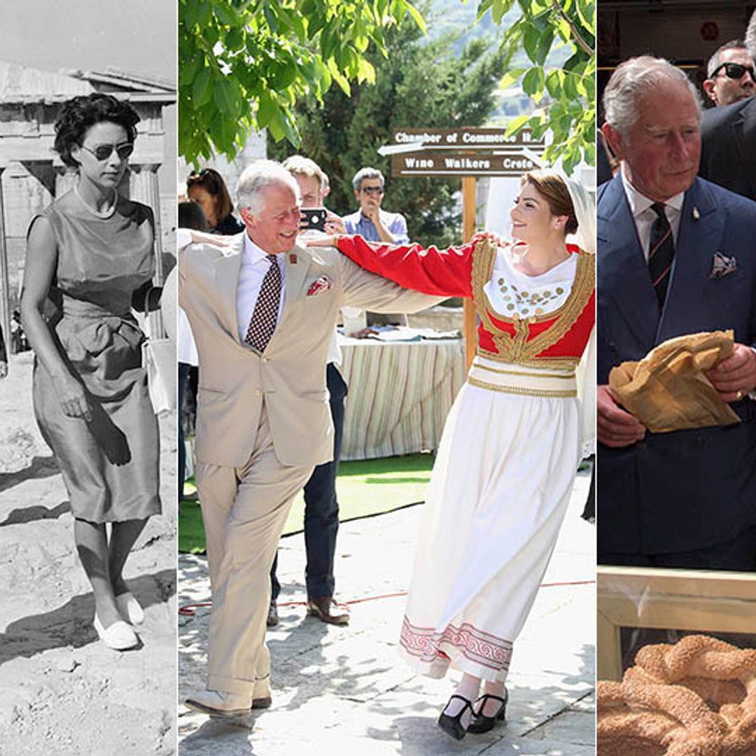 Royals in Greece throughout the years, from Prince Charles and Camilla to European royals