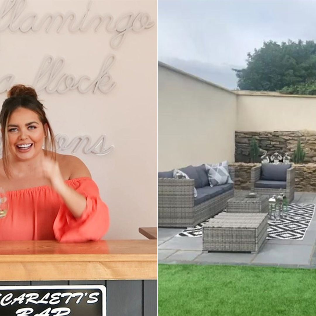Scarlett Moffatt shares a before-and-after look at her incredible garden transformation
