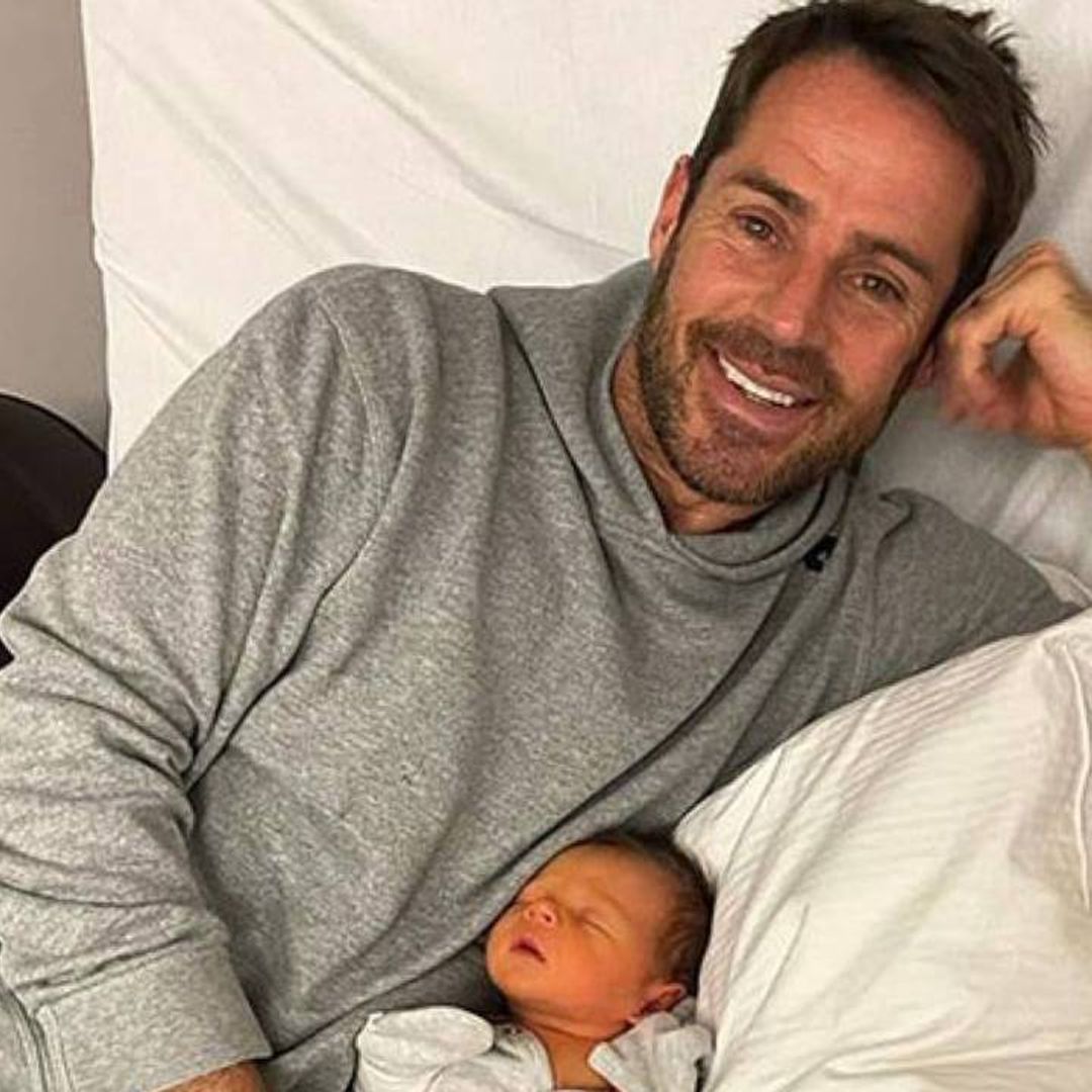 Jamie Redknapp shares adorable photo with newborn son Raphael - and he's already taking after his dad!