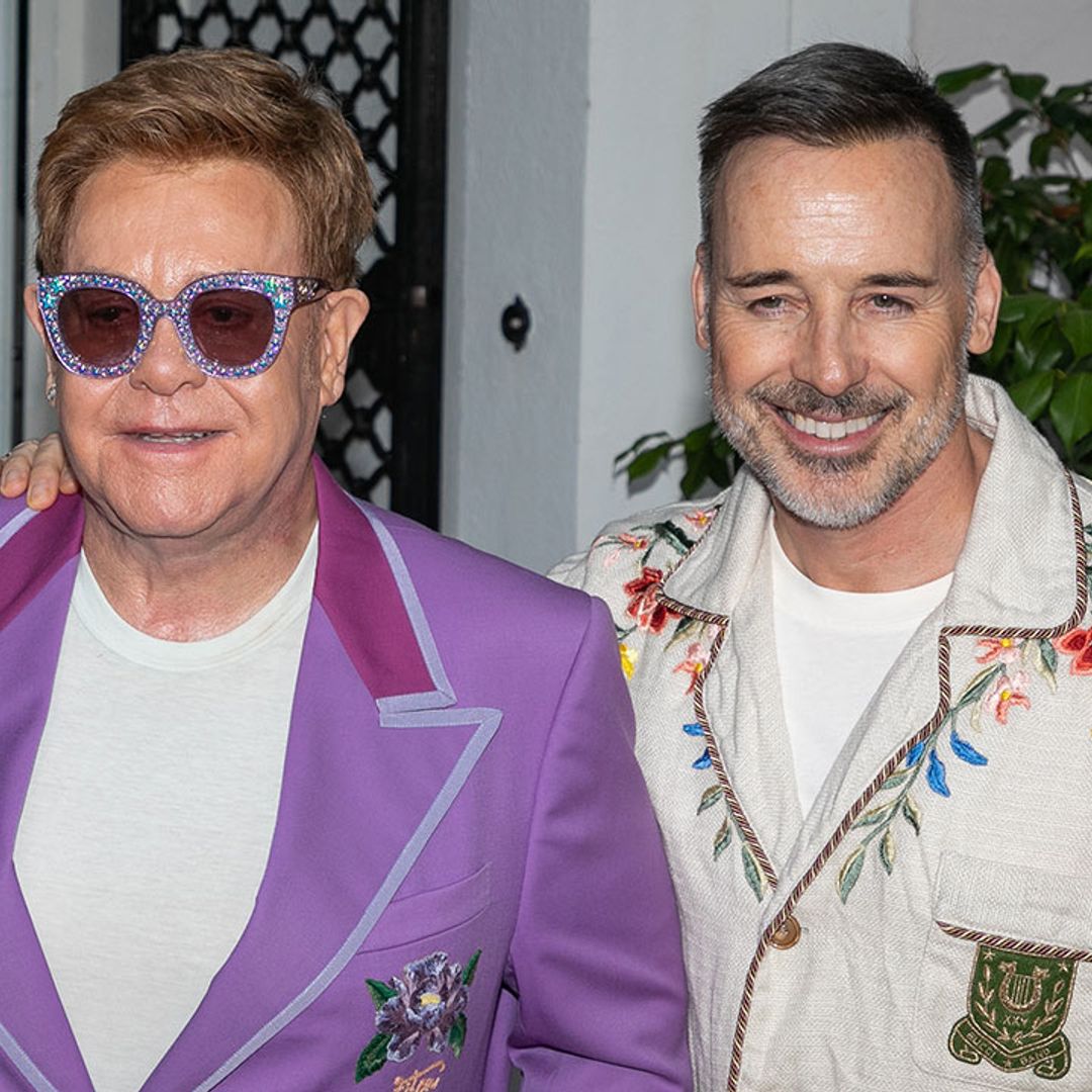 Sir Elton John's sons star in rare family photo on Easter Sunday