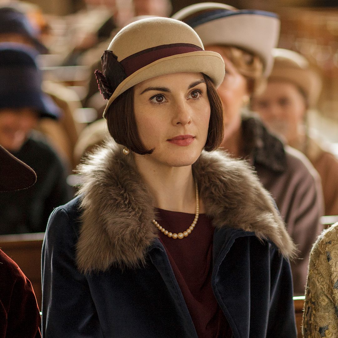 Downton Abbey stars Michelle Dockery and Laura Carmichael spotted filming in glamorous new looks for sequel
