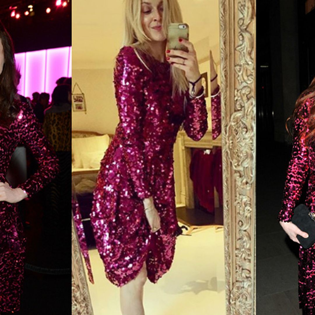 The sparkly pink dress all the celebs are wearing!
