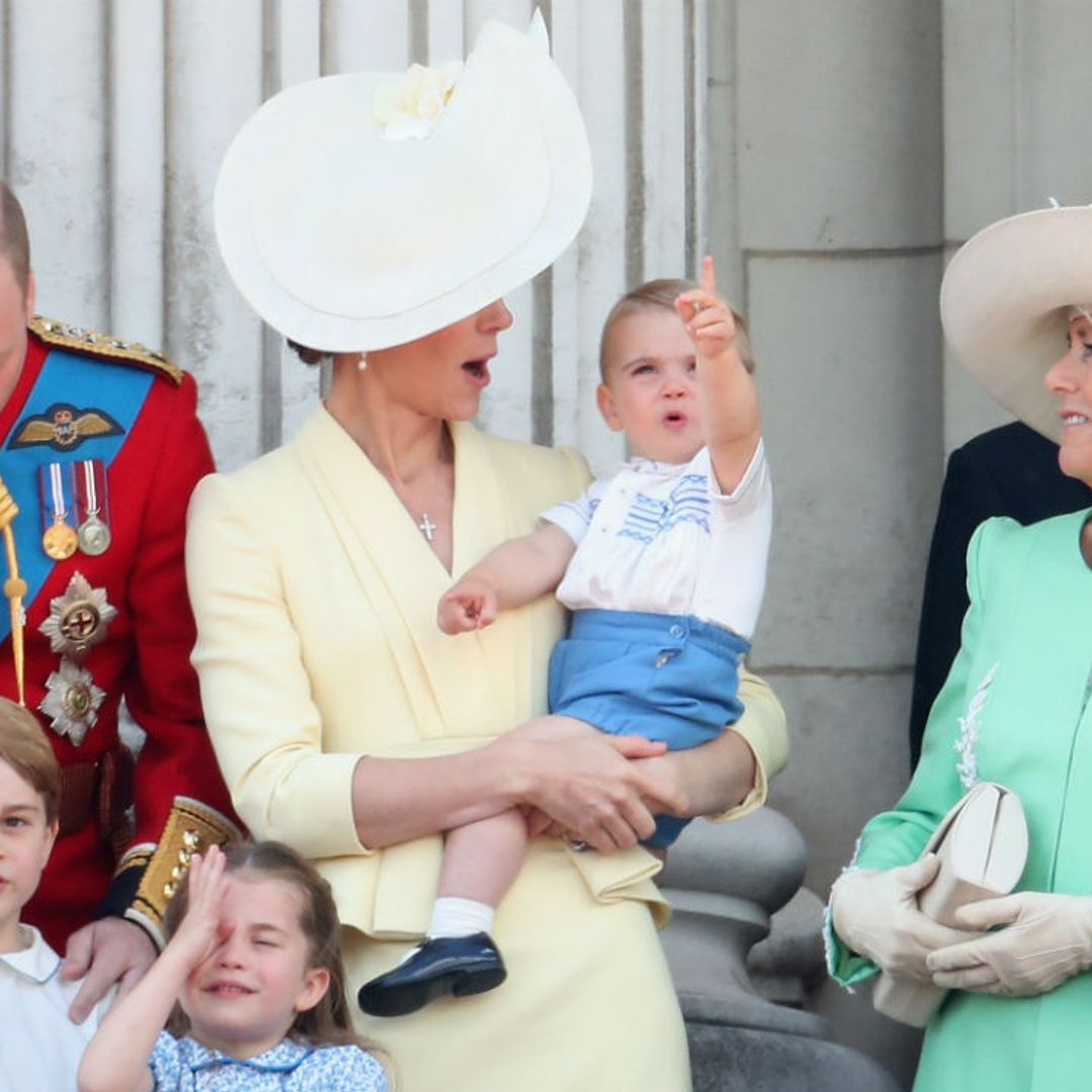 The hilarious balcony moment between Prince Louis and the Duchess of Cornwall revisited