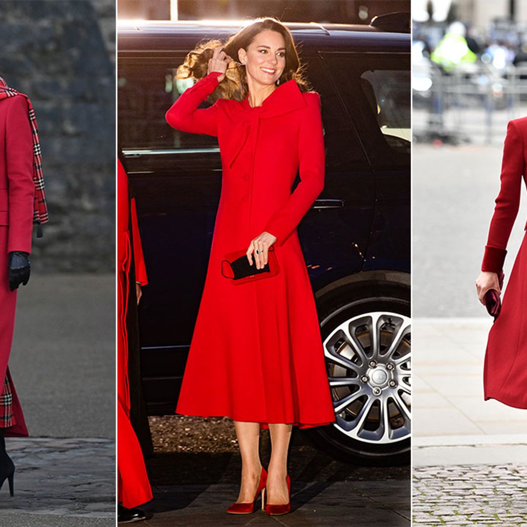 The Duchess in red: Kate Middleton's top 24 crimson looks