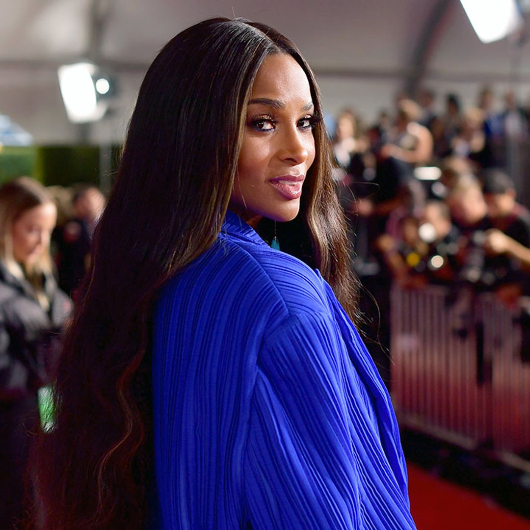 Ciara sparks pregnancy rumors as she poses in show-stopping gown