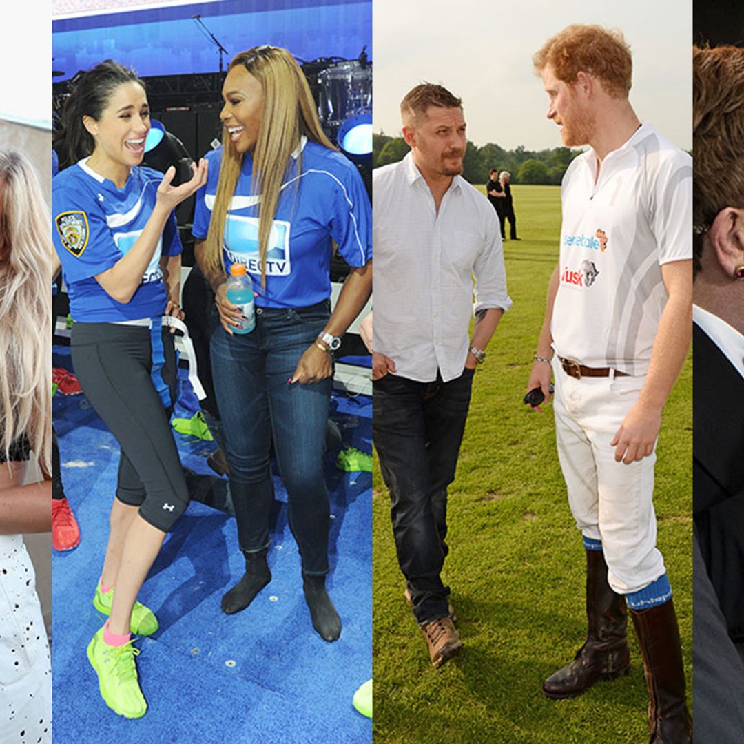 All of Prince Harry and Meghan Markle's celebrity friends: From Elton John to Jon Bon Jovi
