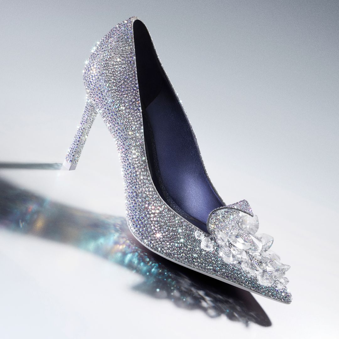 Jimmy Choo just dropped a real-life version of Cinderella's glass slippers
