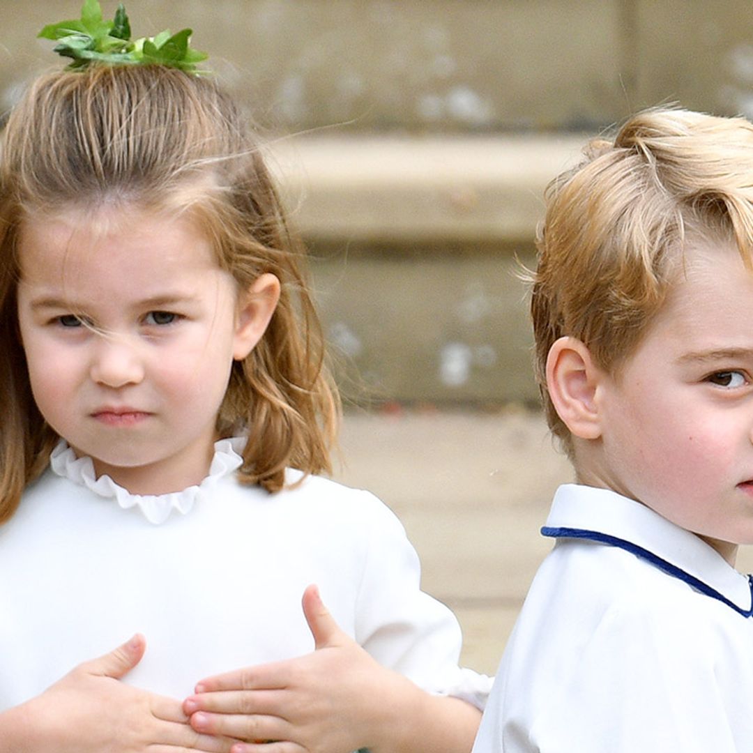 Who is looking after Prince William and Kate's children while they attend Prince Philip's funeral?