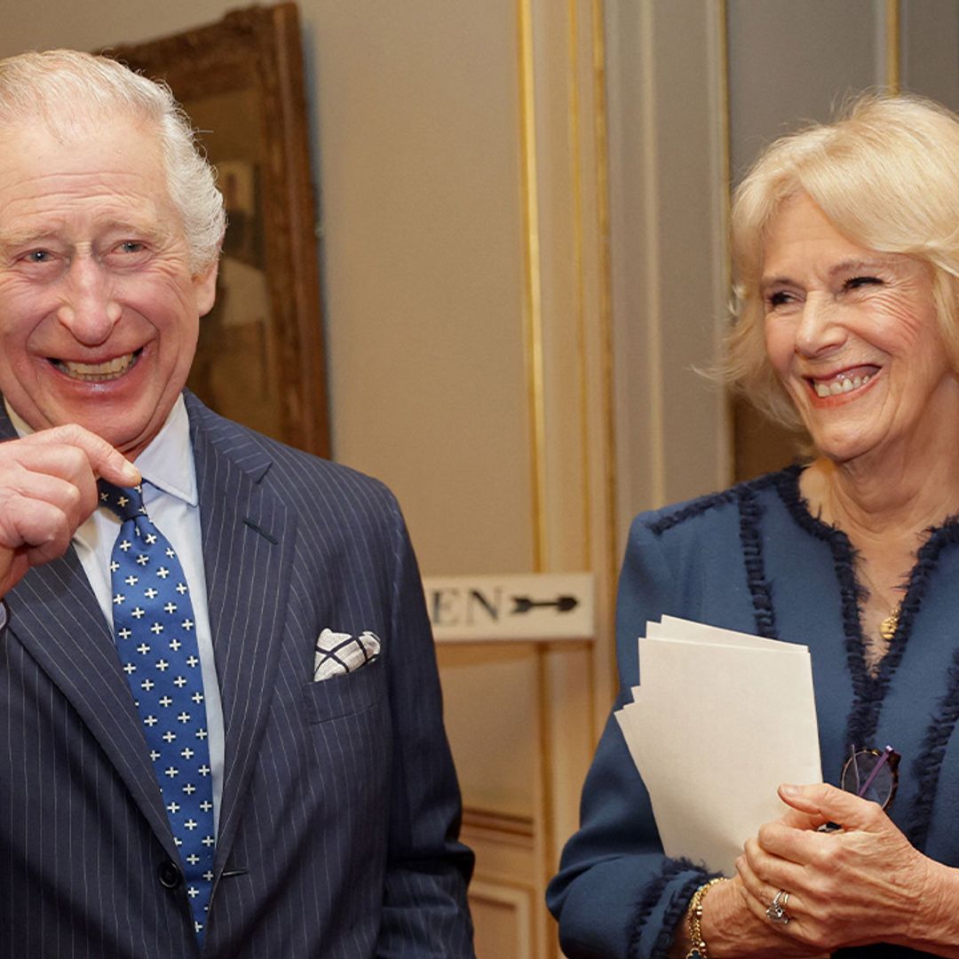 Queen Consort Camilla sparks hysterics as she addresses her husband King Charles inside Clarence House