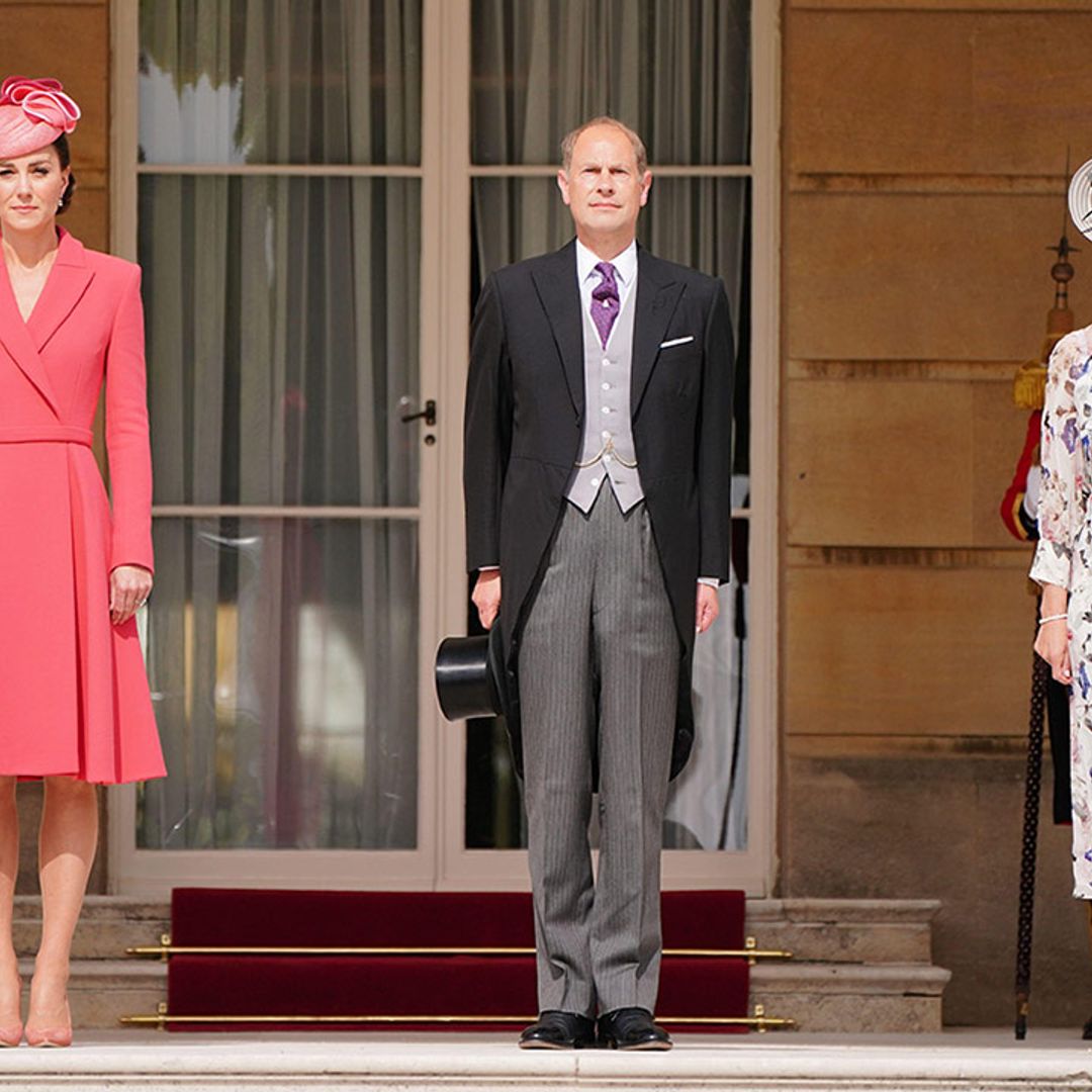 Kate Middleton joined by Prince Edward and Sophie at Buckingham Palace garden party
