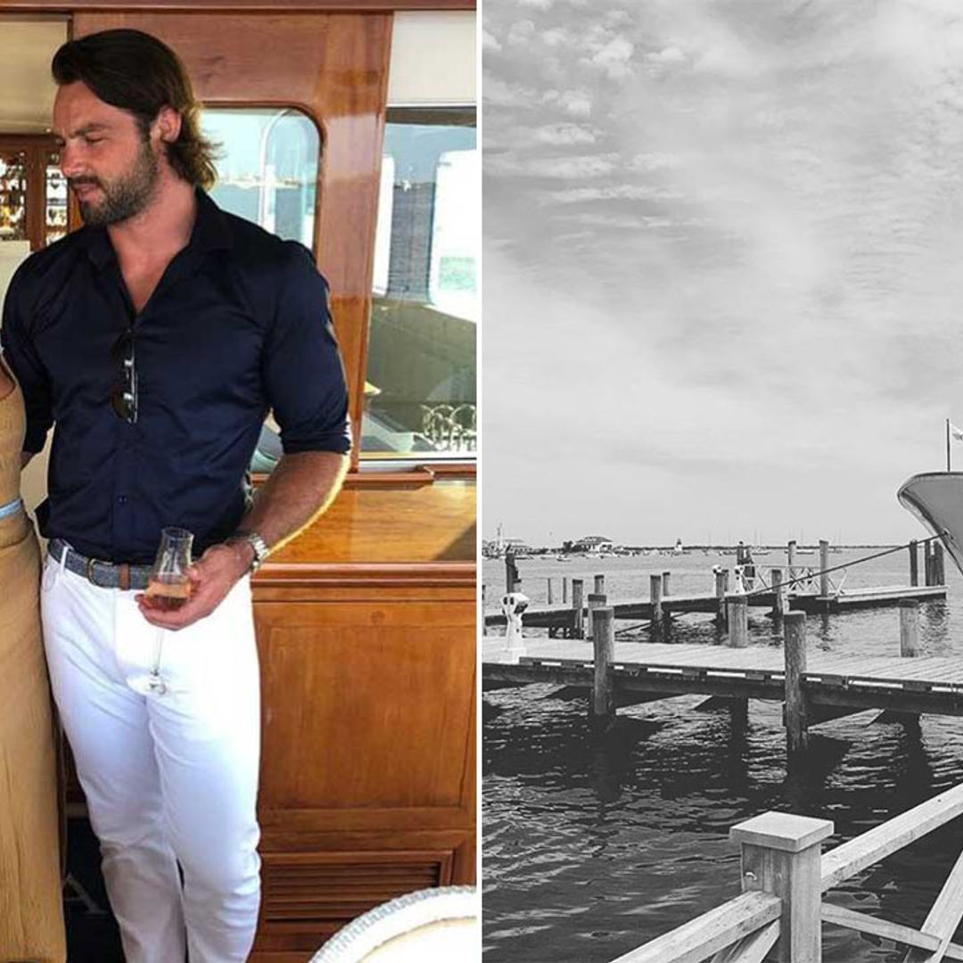 Dancing on Ice's Ben Foden's wife Jackie glows in yellow for yacht wedding