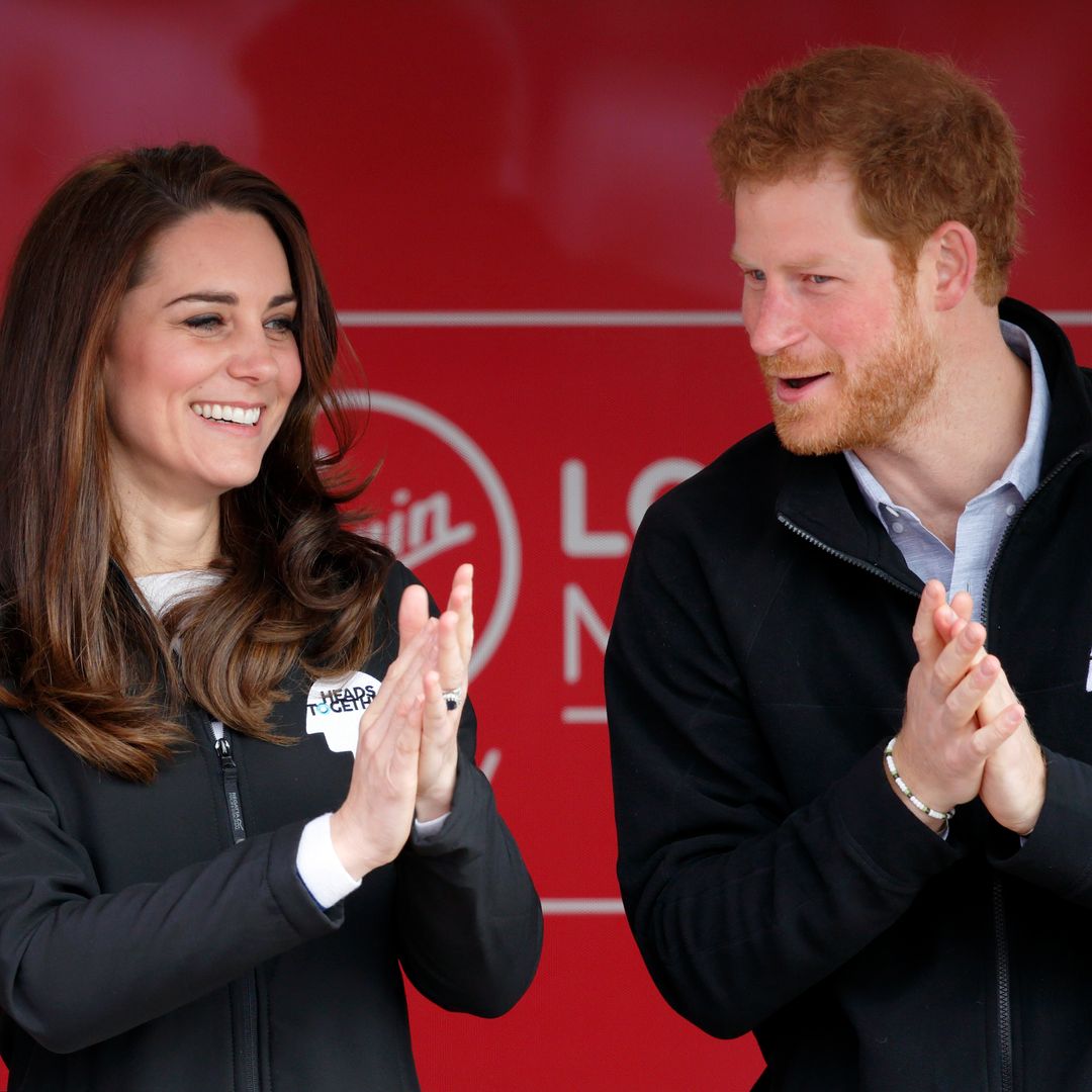 WATCH BACK: Princess Kate and Prince Harry get the giggles during royal relay