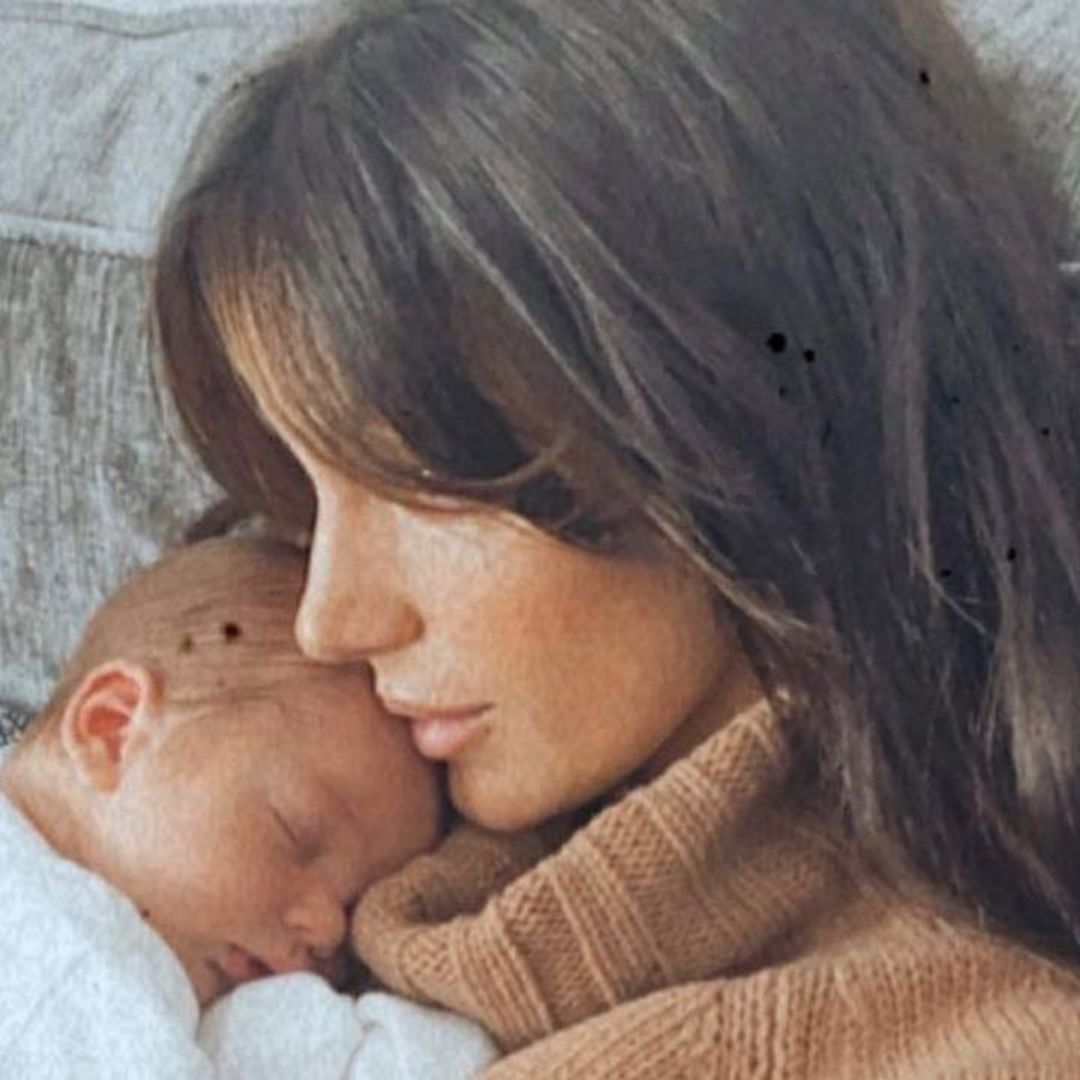 Michelle Keegan coos over 'perfect' baby boy