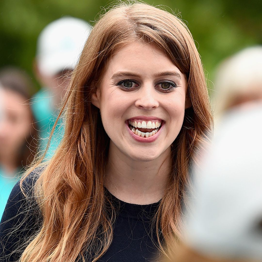 Princess Beatrice charms in silhouette-defining coat and glam hair transformation