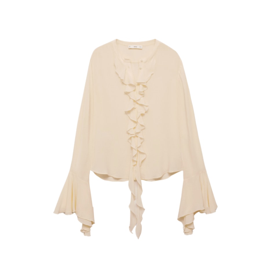 Fin & Vince chloe blossom newest ruffle blouse 2/3y