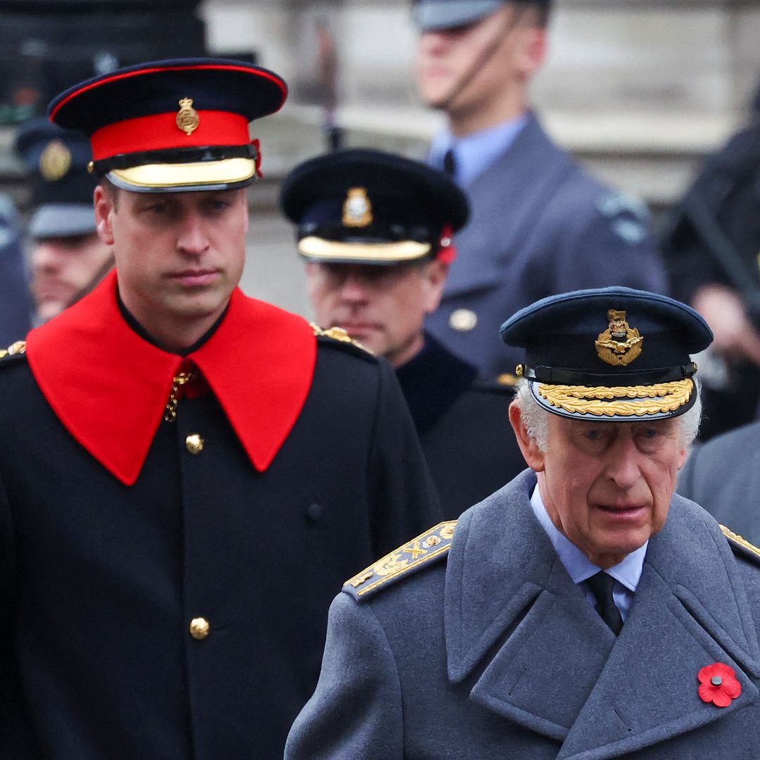 Why Prince William and King Charles's Remembrance Sunday wreaths were different