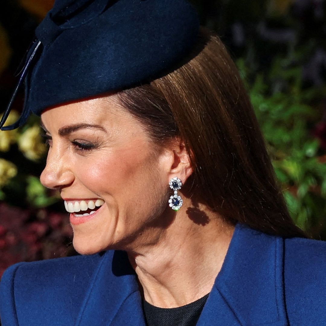 Princess Kate shocks with straight hair and Princess Diana's earrings for German state visit