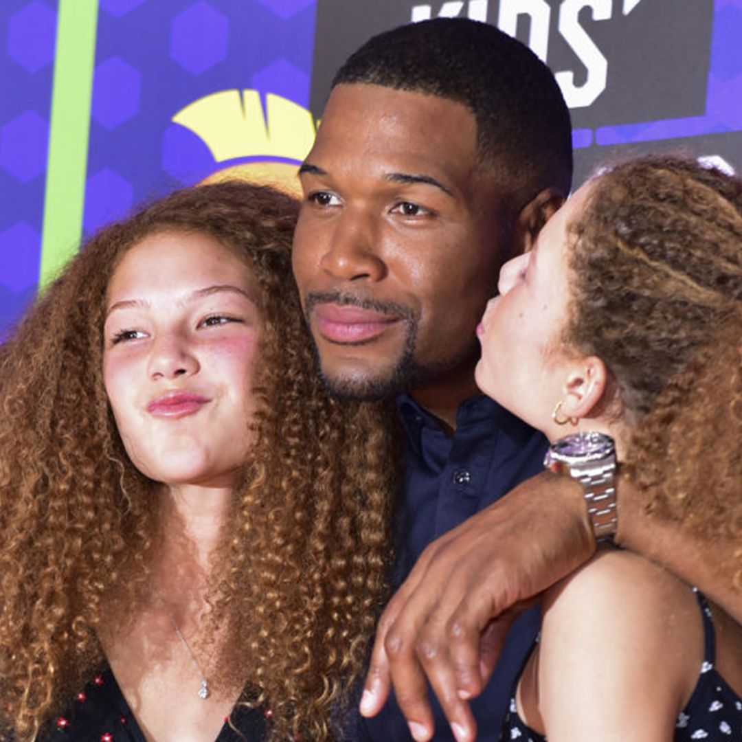 Michael Strahan's striking ex-wife is their twin daughters' double in revealing photos