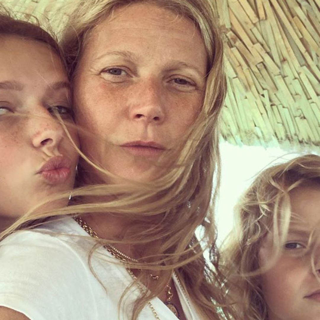 Gwyneth Paltrow twins with daughter Apple in rare family photo