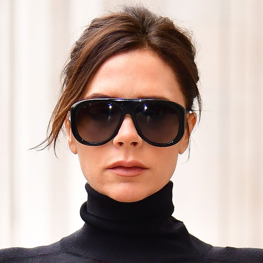 Victoria Beckham accessories her work outfit with a fabulous Hermès bag