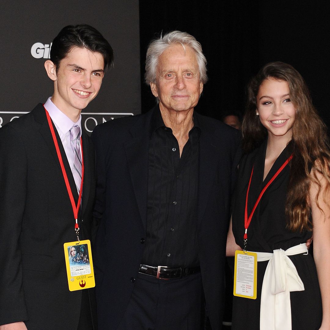 Michael Douglas reveals lavish bribe he uses on kids Carys and Dylan after becoming empty nesters
