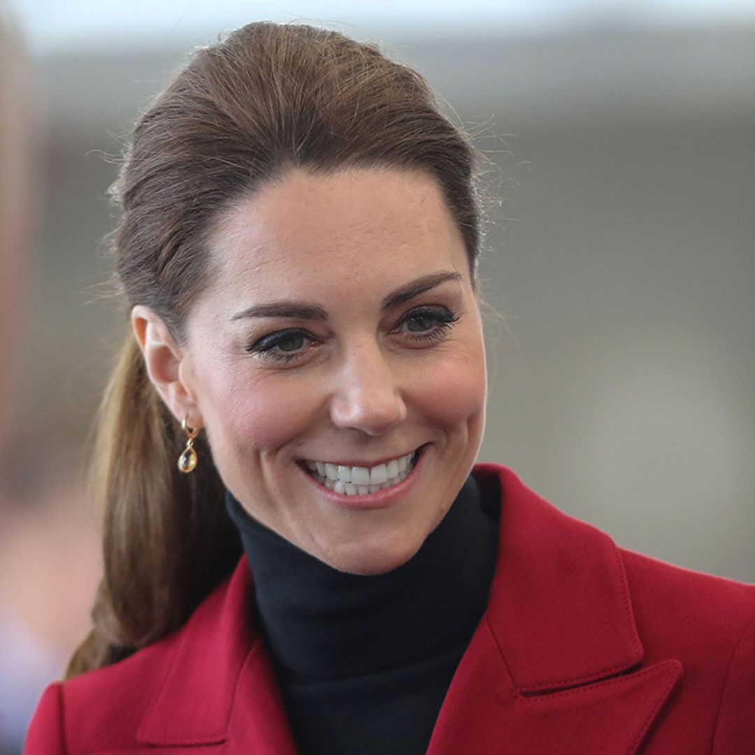 Duchess Kate is so sophisticated in red blazer for North Wales visit