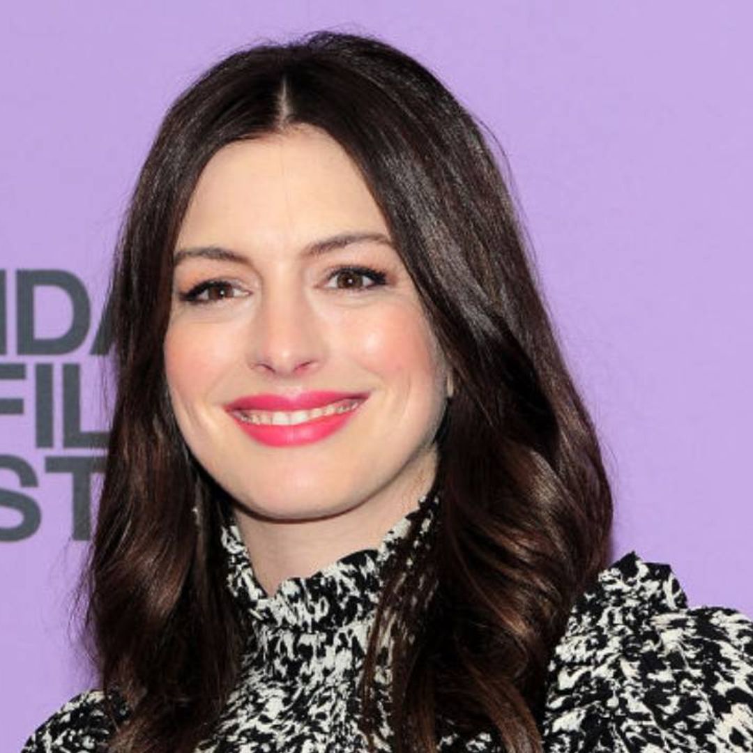 Anne Hathaway shares epic selfie with multi-coloured ringlets - and fans are convinced it's not her