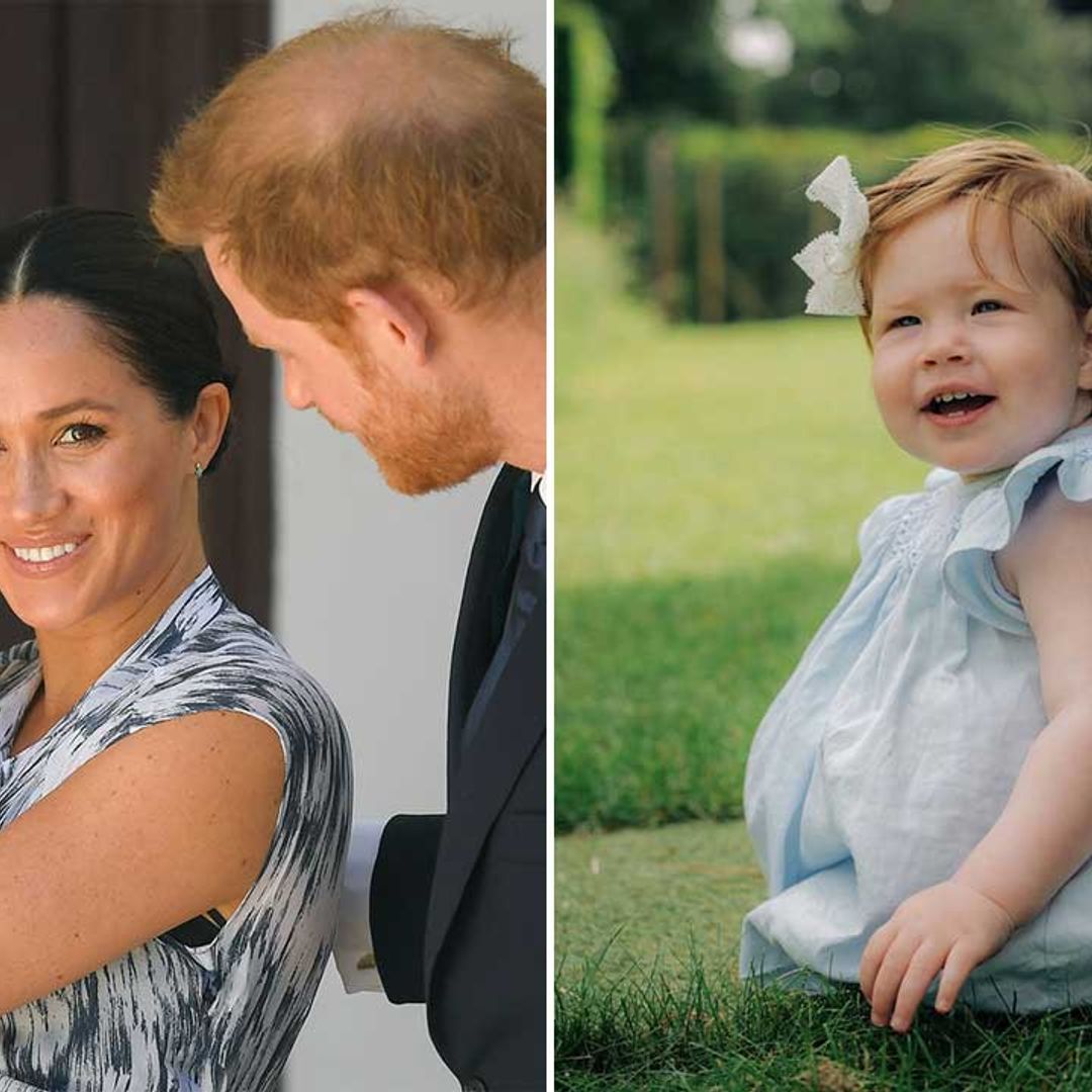 Who is taking care of Prince Harry and Meghan Markle's children during the Queen's funeral?