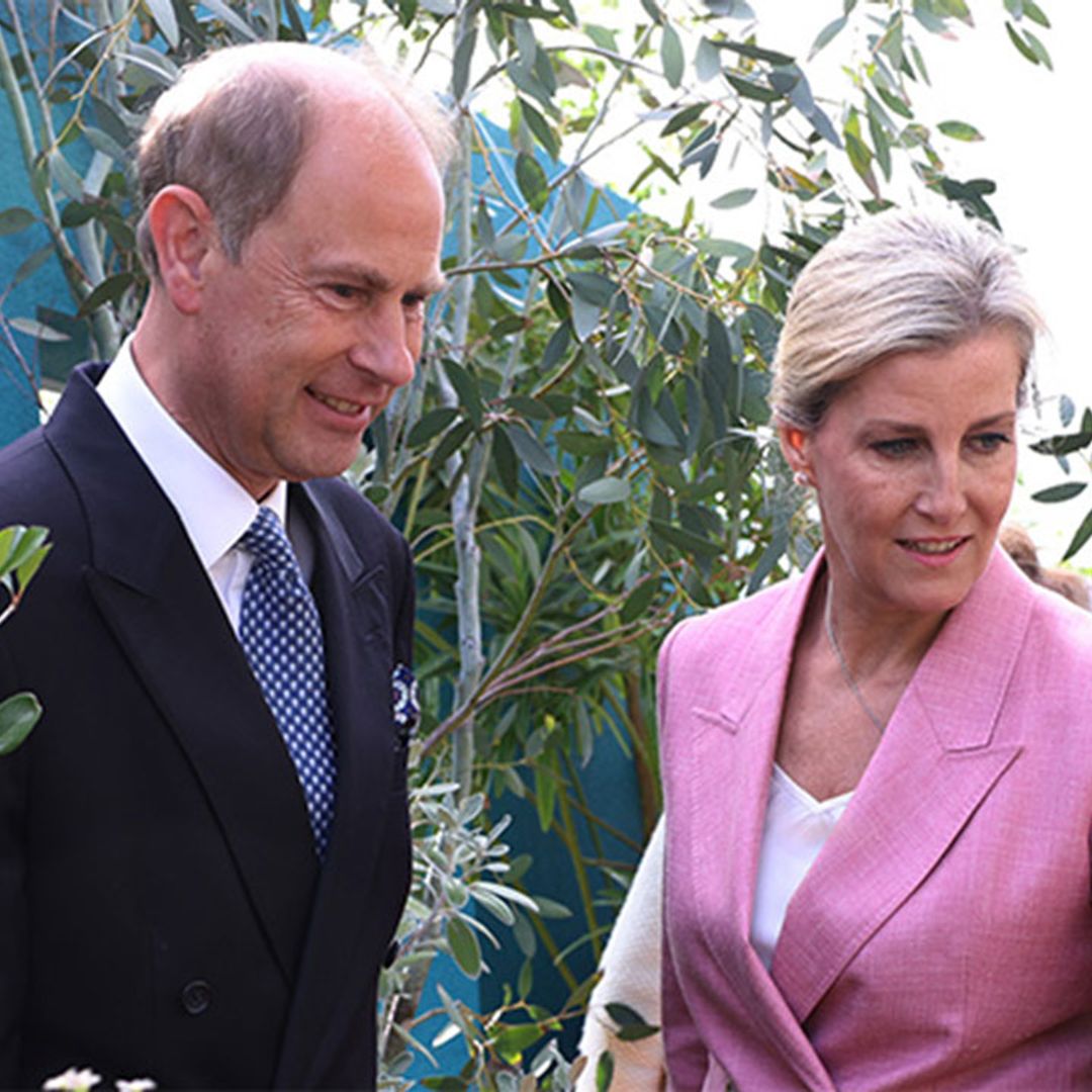 The Countess of Wessex twins with the Queen wearing £923 blazer at the Chelsea Flower Show