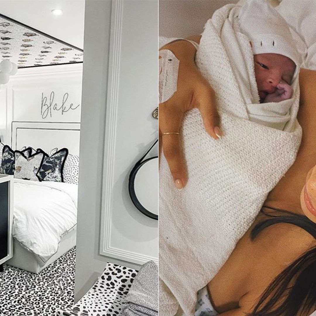 Rochelle Humes ultra modern nursery transformation for baby Blake is incredible