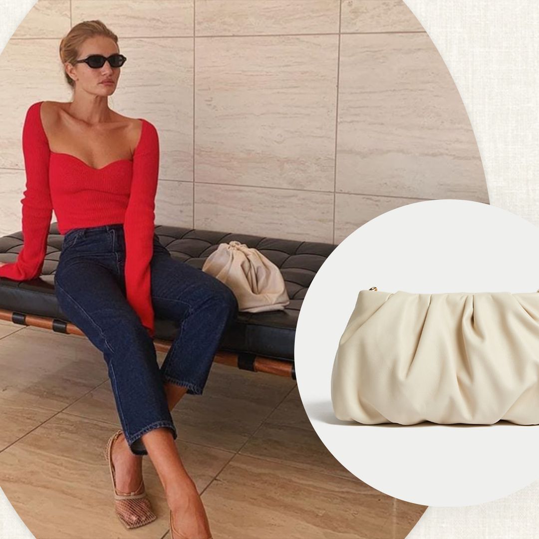 Marks & Spencer's £29 clutch is almost identical to Rosie Huntington-Whiteley's must-have designer bag