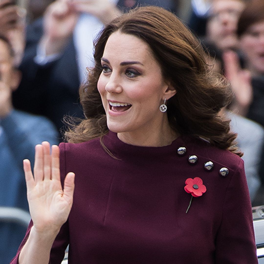 Kate reveals she is 'getting used' to leaving Prince George at school