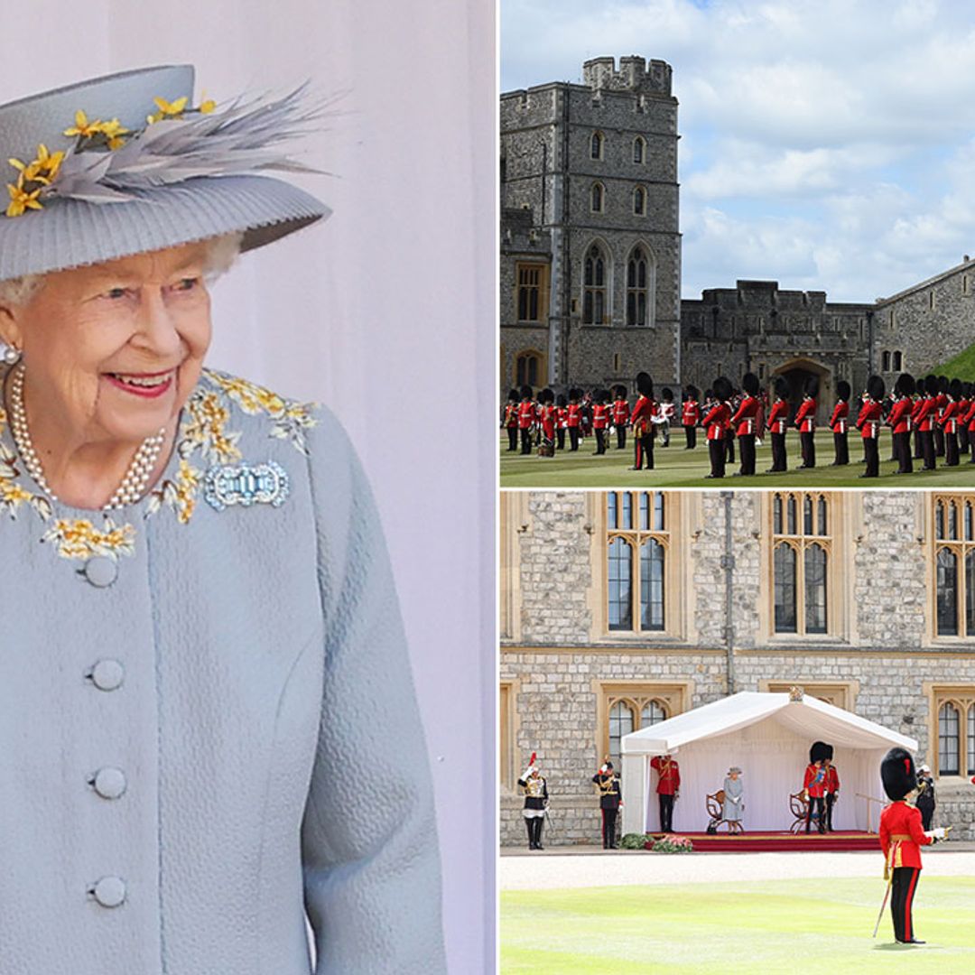 The Queen joined by Duke of Kent at Trooping the Colour 2021 - best photos
