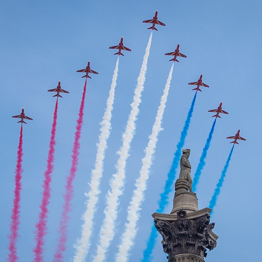 Trooping the Colour flypast 2024: route map, time, aircraft & how to watch