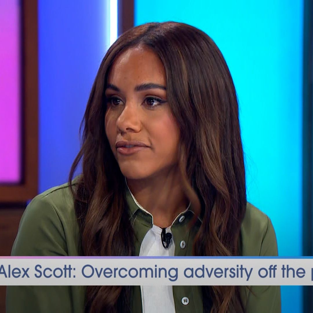 Alex Scott becomes teary as she talks difficult childhood in emotional Loose Women interview