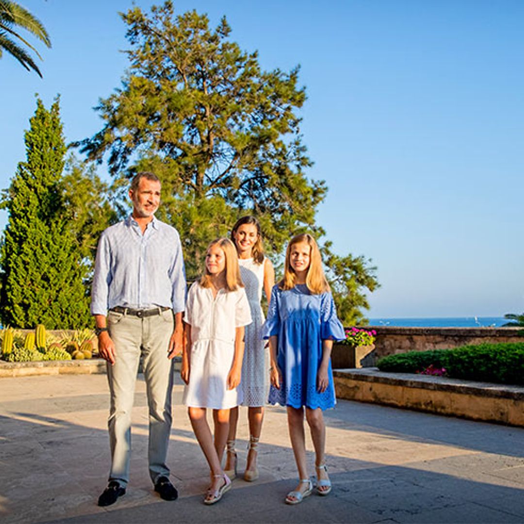 Spanish royals start their summer holidays: see the pics