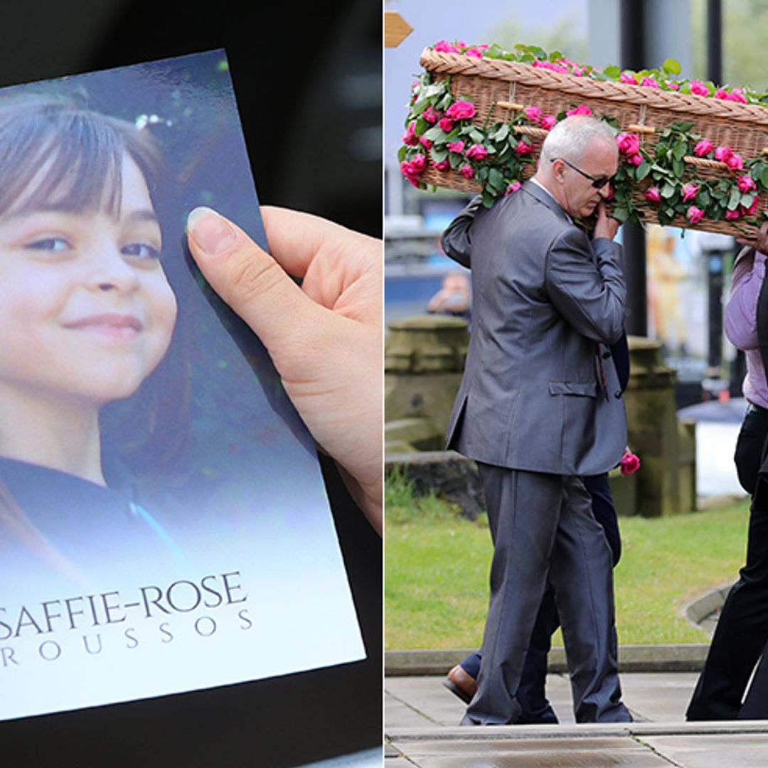 Manchester bombing: funeral of youngest victim Saffie Roussos, 8, takes place