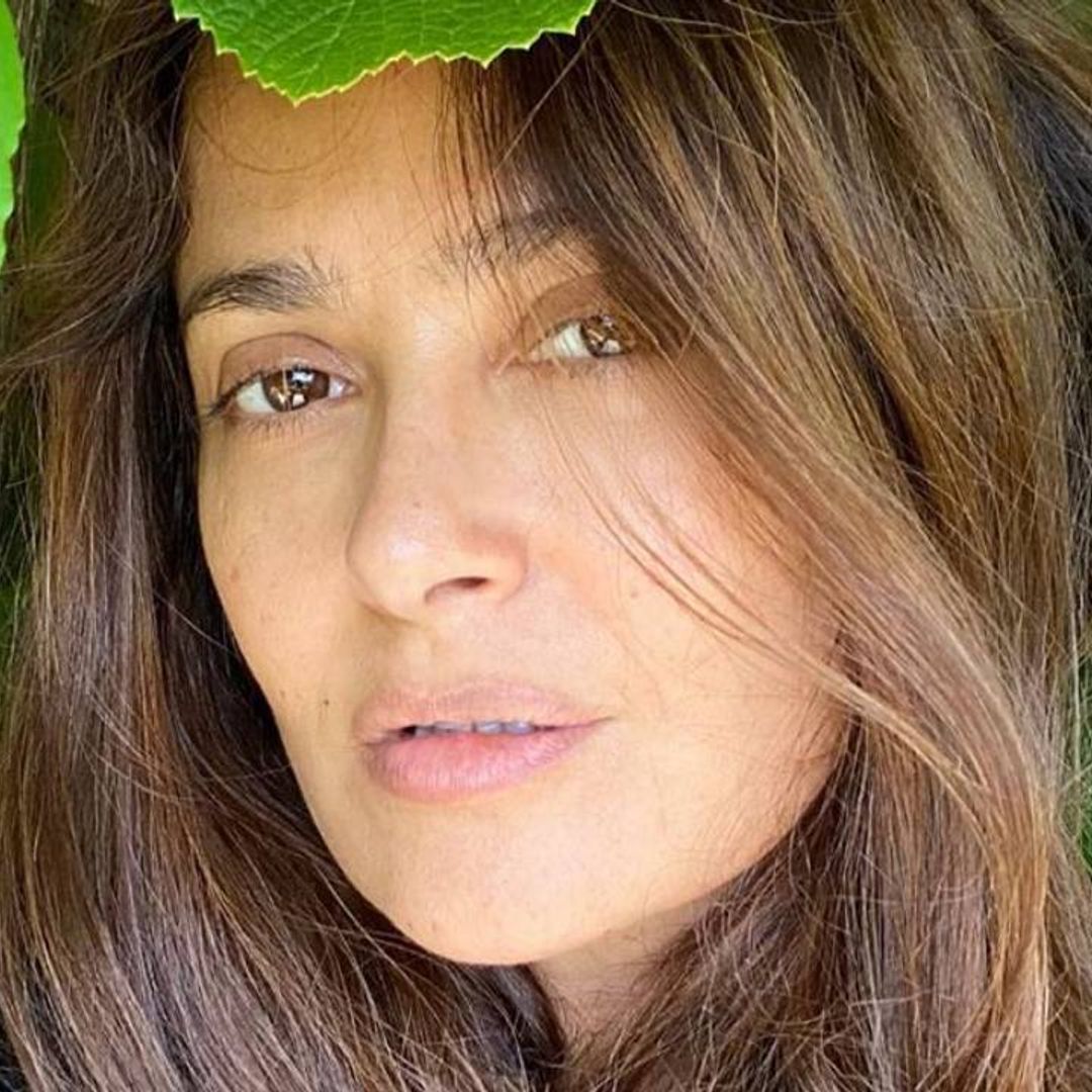 Salma Hayek stuns with crimped red hair after undergoing scary makeover