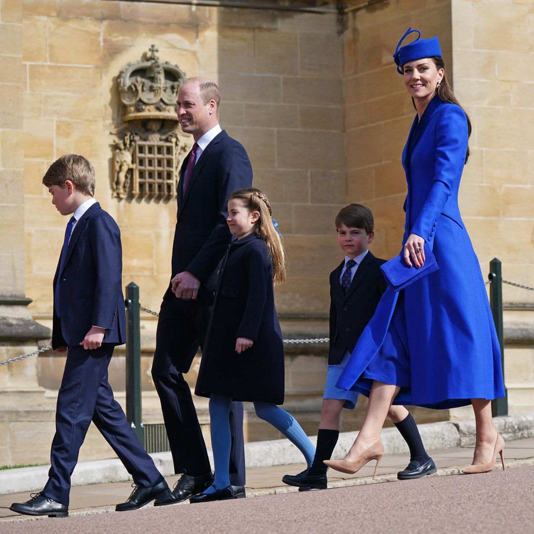 Prince William and Princess Kate prepare to leave Windsor for children's Easter holidays