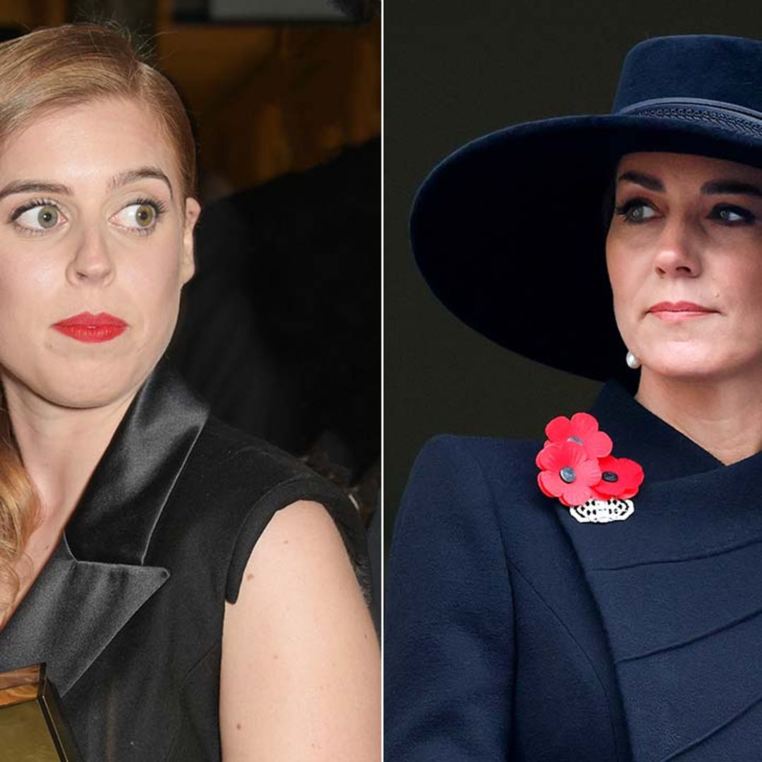 Royal style twins! Princess Kate charms in Princess Beatrice's gothic gown