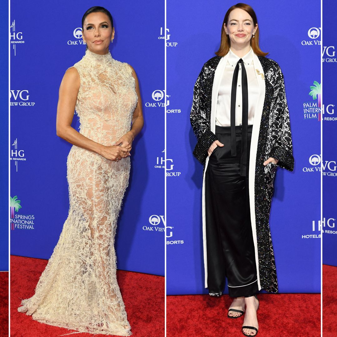 Margot Robbie, Eva Longoria and Emma Stone lead the best dressed at Palm Springs International Film Festival Awards