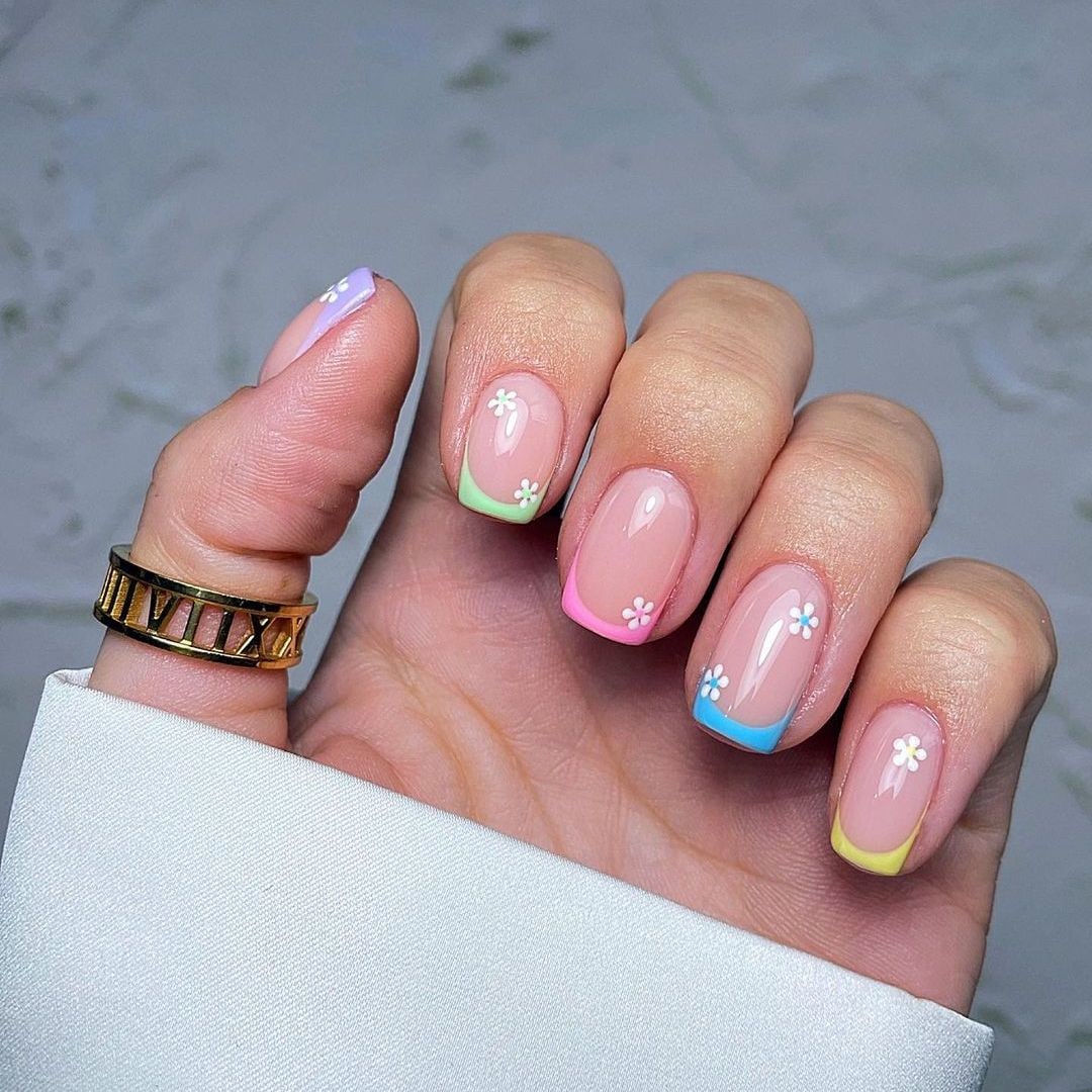 Pastel tip nails: 10 ideas to inspire you this spring