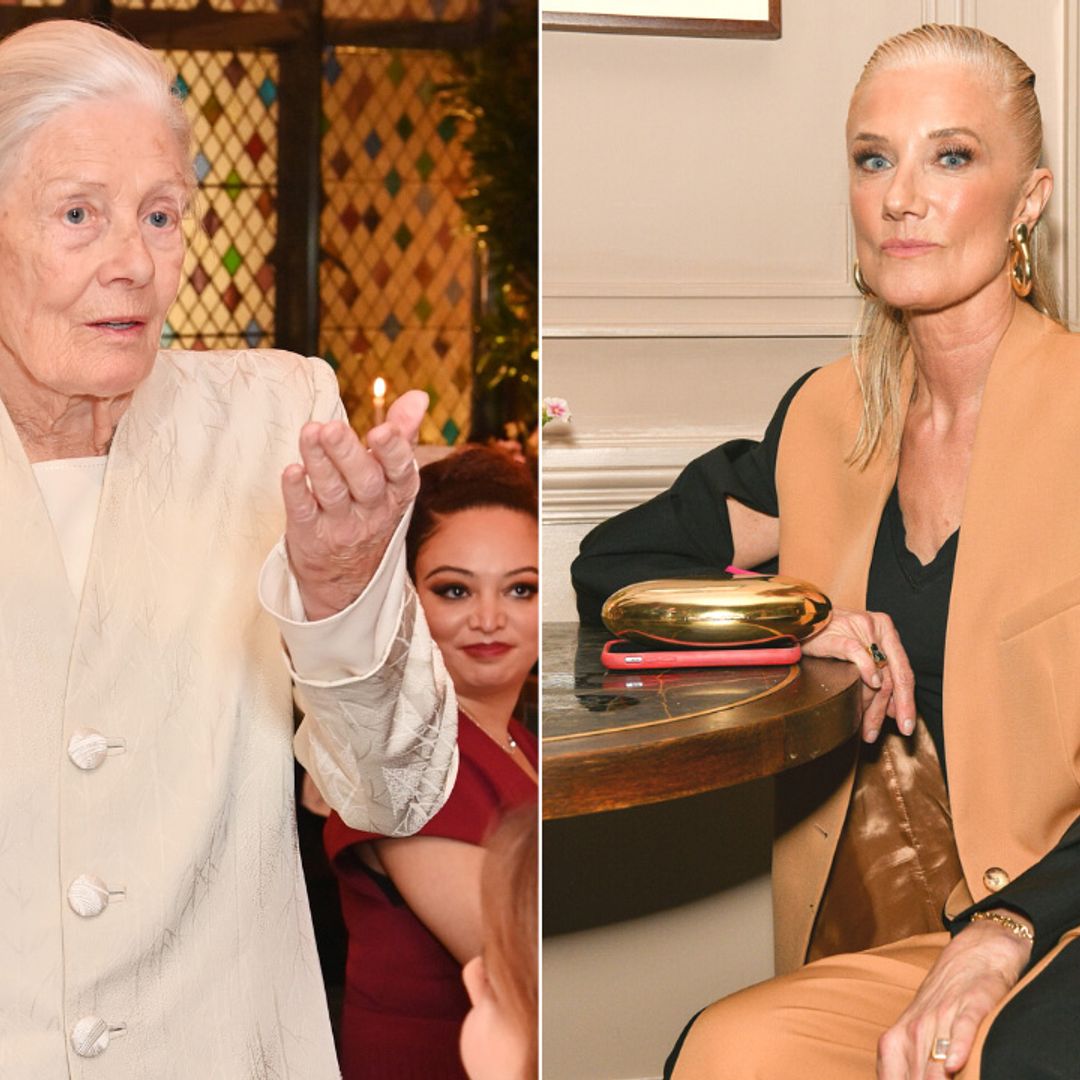 Joely Richardson supports mother Vanessa Redgrave in rare appearance at Dame Vivienne Westwood's memorial