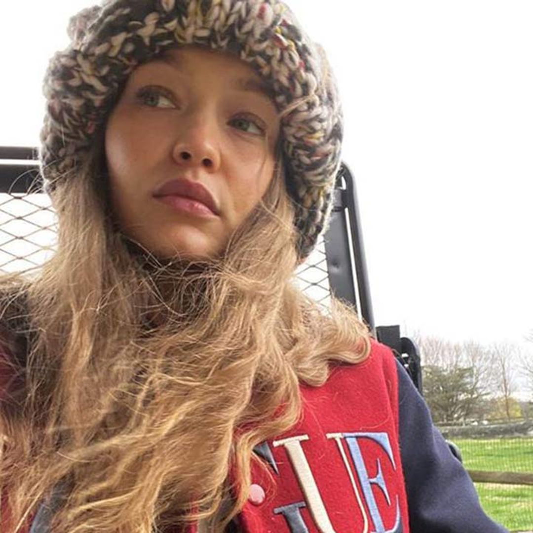 Gigi Hadid reveals her full baby bump for the first time – and she's popped