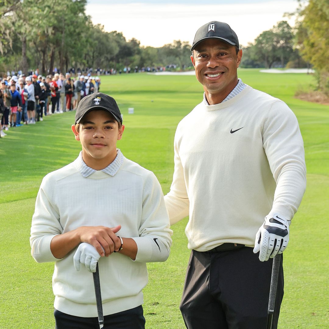 Tiger Woods and his lookalike teenage son leave GMA host stunned – watch video