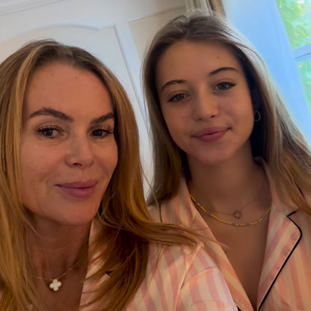 Amanda Holden's daughter Hollie is almost identical to her mum in photo from lavish Beverly Hills holiday