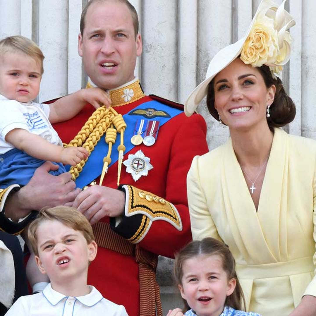 Who is looking after George, Charlotte and Louis during Prince William and Kate's Ireland tour?